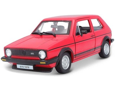 Burago, Burago - Modellauto - Volkswagen Golf I GTI 1979 1:24 rot, 