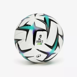 KIPSTA, KIPSTA - Fussball Replika-Ball Ligue 2 BKT Polyurethan, 5, Multicolor, KIPSTA - Replica Ball Ligue 2 BKT 25/26 Grösse 5a, 5, Weiss