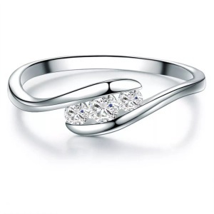Tresor 1934, Damen Ring Damen Silber 56, Trilani - Ring, 56, Silber