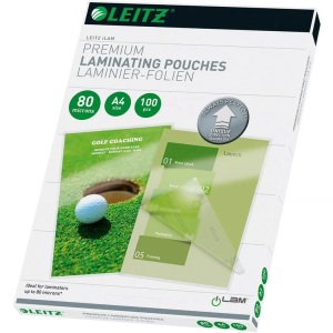 Leitz, Leitz Laminierfolie DIN A4 100 micron glänzend 100 St.