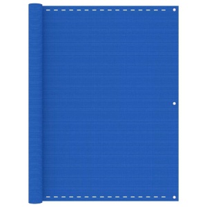 vidaXL, vidaXL Balkon-Sichtschutz Blau 120x500 cm HDPE, vidaXL Balkon-Sichtschutz Blau 120x500 cm HDPE