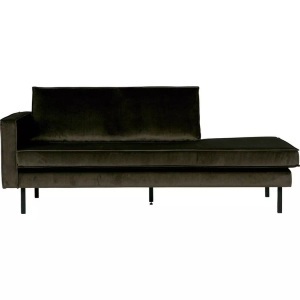 mutoni casual, Recamiere Rodeo Links Velvet Dark Green Hunter, Recamiere Rodeo links Velvet Dark Green Hunter 203