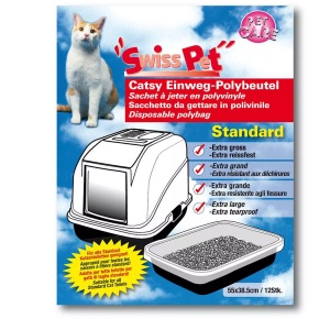 Catsy, Catsy Einweg-Polybeutel 55x38.5cm 12 Stück, Swisspet SP Einweg-Polybeutel (1 Stk)