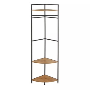 Calicosy, Calicosy - Eck-Kleiderständer-Regal H167 cm LEXIE, One Size, Schwarz, Calicosy - Eck-Kleiderständer-Regal H167 cm LEXIE, One Size, Schwarz