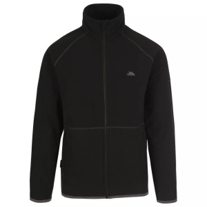 Trespass, Faxfleet Fleecejacke Herren Schwarz XL
