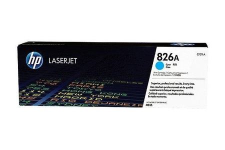 Hp, HP 826A Original HP LaserJet Tonerkartusche cyan, Hewlett Packard Toner, blau, No.826A, CF311A, (31'500 Seiten)