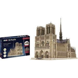 Revell, Revell 00190 Notre Dame de Paris 3D-Puzzle, Puzzle Notre Dame de Paris (293Teile) Multicolor