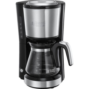 RUSSELL HOBBS, Russell Hobbs 24210-56 - Kaffeemaschine (Edelstahl), Russell Hobbs Compact Home 24210-56 Mini Glas-Kaffeemaschine