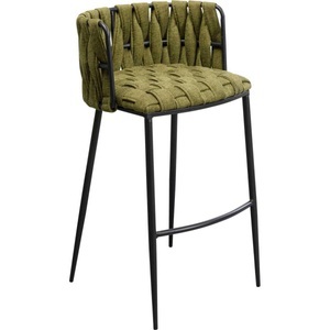 Kare Design, Barstuhl Saluti dunkelgrün 77, KARE Design - Barstuhl Saluti dunkelgrün 77, One Size, Grün