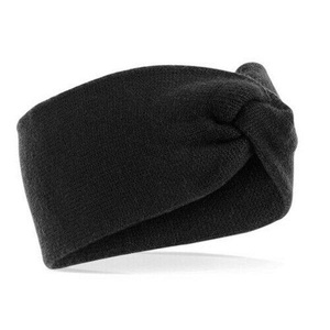 Beechfield, Stirnband Damen Schwarz ONE SIZE, 