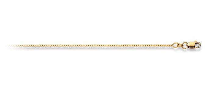 MUAU Schmuck, Collier Venezianer Gelbgold 750, 1.1mm, 55cm Unisex Gelbgold 55 CM, 