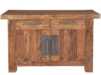 mutoni living, Kommode Unique Wood Vintage natur 125x78, Kommode Unique Wood natur 125x78