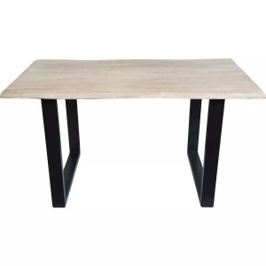 mutoni living, Esstisch Massivholz Akazie Stahl 140x80