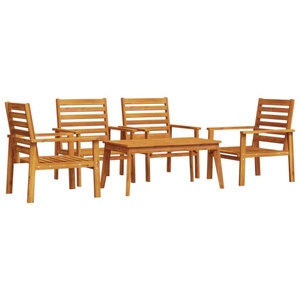 vidaXL, vidaXL 5-tlg. Garten-Lounge-Set Massivholz Akazie