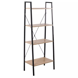 Casâme, Aufbewahrungsregal mit 4 Ebenen im Industrial-Stil - L60 cm Aufbewahrungsregal mit 4 Ebenen im Industrial-Stil - L60 cm, Calicosy - Aufbewahrungsregal mit 4 Ebenen im Industrial-Stil L60 cm, One Size, Eiche