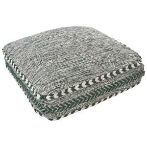 Beliani, Pouf aus Baumwolle Boho BIRCH Pouf aus Baumwolle Boho BIRCH, Beliani - Pouf aus Baumwolle Boho BIRCH, One Size, Waldgrün