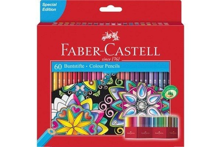 Faber-Castell, Faber-Castell Farbstifte Classic, Faber-Castell Farbstifte, Castle, 111260, (60er Set)