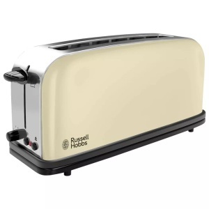 RUSSELL HOBBS, Langschlitz-Toaster 21395-56, Russell Hobbs Colours Plus+ 21395-56 Toaster creme