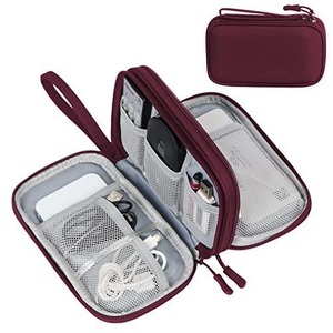 Only-bags.store, Kabeltasche, Elektronik Tasche Organizer, Kabel Organizer Kabeltasche Elektronik Zubehör Organizer Tasche Universal Tasche Für Zubehör Unisex Rot 12, 