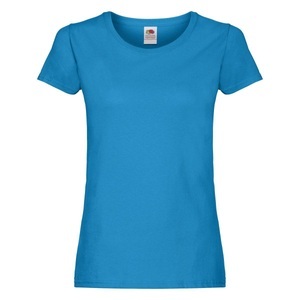 Fruit Of The Loom, Tshirt Damen Blau XS, Fruit of the Loom - TShirt, für Damen, Blau, Größe XS