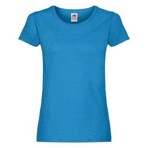 Fruit Of The Loom, Tshirt Damen Blau XS, Fruit of the Loom - TShirt, für Damen, Blau, Größe XS