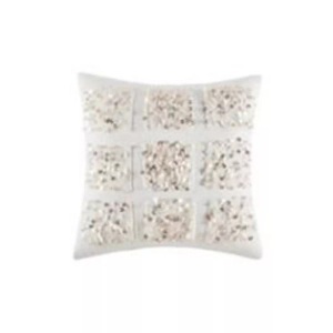 KAS, Kas - Kissenbezug Nai - 50 x 50 cm - Weiss, Kas - Nai Kissenbezug, 50 x cm, Weiss Bedruckt