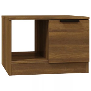 vidaXL, vidaXL Couchtisch Braun Eichen-Optik 50x50x36 cm Holzwerkstoff
