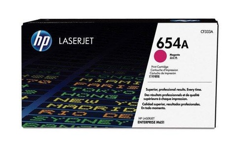 Hp, Original Tonerpatrone magenta HP No. H654, CF333A, Hewlett Packard Toner, rot, No.654A, CF333A, (15'000 Seiten)