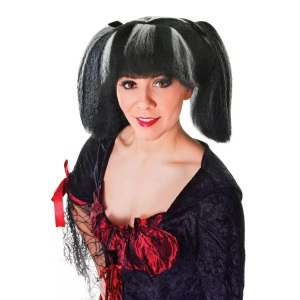 Bristol Novelty, Perücke Schwarz, Bristol Novelty - Perücke, One Size, Schwarz