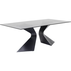 Kare Design, Tisch Gloria schwarz 200x100, Tisch Gloria schwarz 200x100