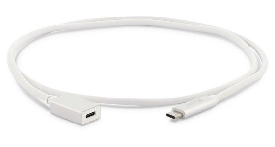 LMP, LMP USB 3.1 Adapter USB C - USB C, LMP 17209 - USB-C Verlängerungskabel (Weiss)