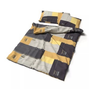 Lotus Bettwaren - Bettwäsche Satin Kirima gelb, 200X210CM, Multicolor