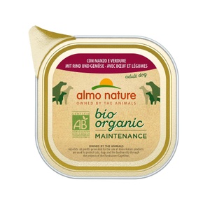 Almo Nature Daily Menu, Almo Nature BioOrganic Maintenance 24 x 100 g - Bio Rind & Bio Gemüse, Almo Nature BioOrganic Maintenance 6 x 100 g - mit Bio Rind & Bio Gemüse