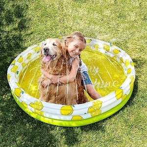 Activity-board, Planschbecken für Kinder Pool Aufblasbar Kinderpool Baby Pool mit Sprinkler 150 x 45 cm Multicolor, Activity-board - Planschbecken für Kinder Pool Aufblasbar Kinderpool Baby Pool mit Sprinkler 150 x 45 cm, One Size, Rasengrün
