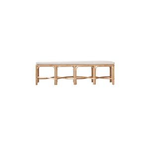 Tikamoon, Bank aus Rattan Soa Bank aus Rattan Soa, Tikamoon - Bank aus Rattan Soa, One Size, Zimt