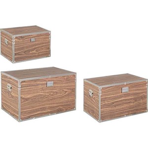 mutoni lifestyle, Koffer Elegance Set (3-tlg) braun, Koffer Elegance Set braun (3-tlg)