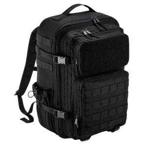 BagBase, Bagbase - Rucksack Molle Tactical, One Size, Schwarz