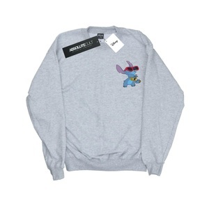 Disney, Lilo And Stitch Guitar Sweatshirt Unisex Grau 104