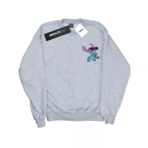 Disney, Lilo And Stitch Guitar Sweatshirt Unisex Grau 104