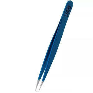 Rubis, rubis Pinzette spitz blau Inox (1 Stück), Rubis Pinzette spitz, blau, Inox