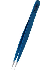 Rubis, rubis Pinzette spitz blau Inox (1 Stück), Rubis Pinzette spitz, blau, Inox