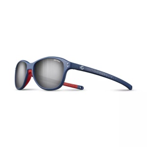 Julbo, Julbo Sonnenbrillen BOOMERANG Kids J5241136, Julbo Sonnenbrille Boomerang - Blau-Rot, Grau Flash Silber