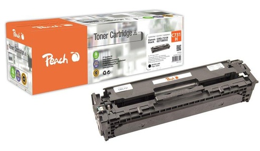 Peach, Peach Tonermodul schwarz XL kompatibel zu Canon CRG-731BK H, Peach Toner Canon CRG-731BK H Black