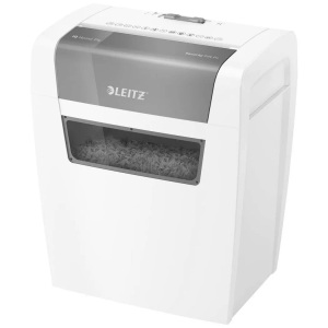 Leitz, LEITZ Aktenvernichter IQ 80340000 Home, P-4, 15lt, Leitz IQ Home Aktenvernichter 6 Blatt Partikelschnitt 4 x 28 mm P-4 15 l Vernichtet auch Büroklammern, Heftklammern