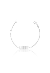 MUAU Schmuck, Bracelet Anker Weissgold 750, 1.6mm, 14cm Unisex Silber 14cm, MUAU Schmuck - Bracelet Anker Weissgold 750, 1.6mm, 14cm, Weiss