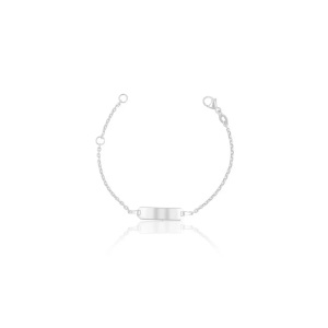 MUAU Schmuck, Bracelet Anker Weissgold 750, 1.6mm, 14cm Unisex Silber 14cm, MUAU Schmuck - Bracelet Anker Weissgold 750, 1.6mm, 14cm, Weiss