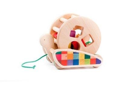 Bajo, Ziehspielzeug schnecke natur, Bajo - Ziehspielzeug Schnecke natur, One Size, Multicolor