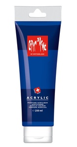 Caran d'ache, CARAN D'ACHE Acrylfarbe 250ml 2810.640 ultramarin dunkel, Caran d'Ache Acrylfarbe, blau, 2810.640, (250ml)