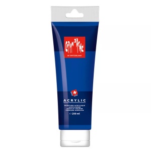 Caran d'ache, CARAN D'ACHE Acrylfarbe 250ml 2810.640 ultramarin dunkel, Caran d'Ache Acrylfarbe, blau, 2810.640, (250ml)