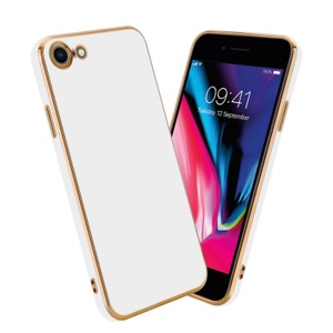 Cadorabo, Hülle für Apple iPhone 7 7S 8 SE 2020 mit Kameraschutz, Cadorabo - Hülle für Apple iPhone 7 7S 8 SE 2020 mit Kameraschutz, Weiss